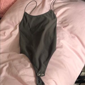 olive green body suit from forever 21. Worn once.